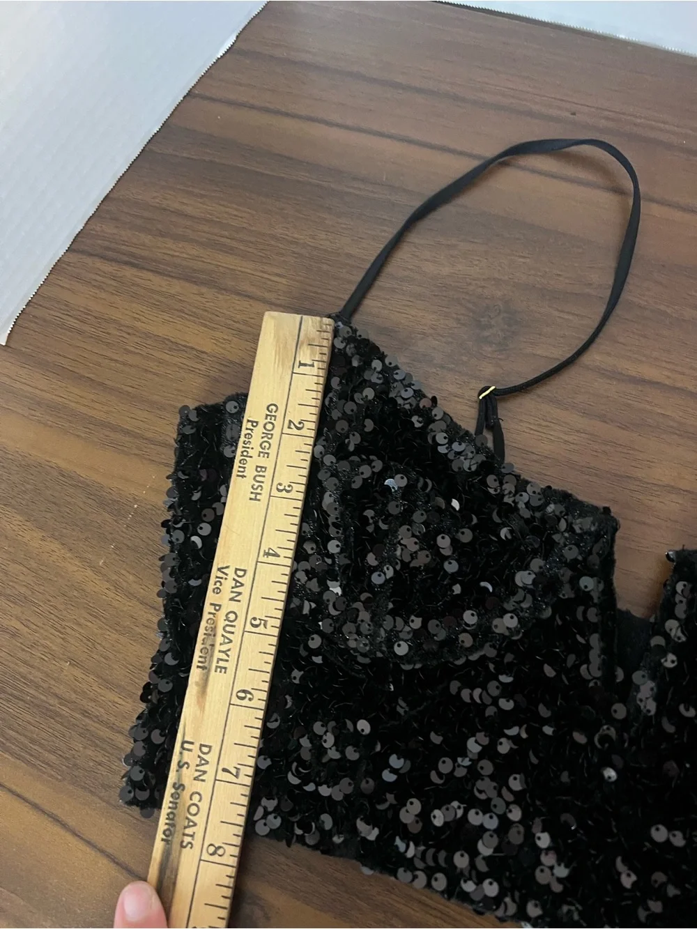 Anthropologie black bandeau